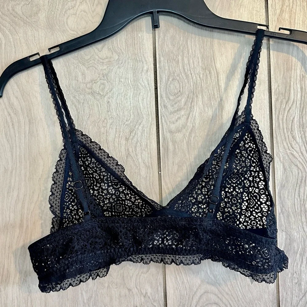 J. Crew Allover Lace Pullover Longline Bralette